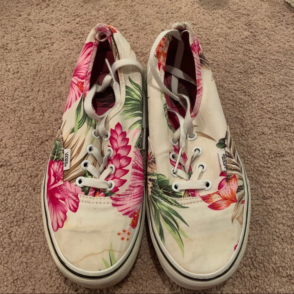 Hawaiian Printed Vans